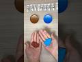 Clay Mixing Colors 🟤🔵 #satisfying #clay