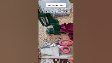 How to make Fabric Button| Cloth Sherwani Button😍 #Shorts#youtube#button#ytshorts#fabricbutton#tips