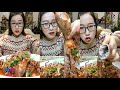【Mukbang ASMR Seafood】She is very greedy to eat seafood lobster, octopus, crab 。38