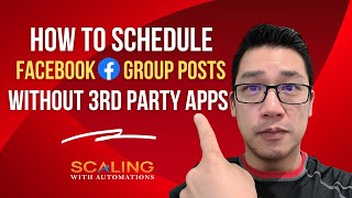 How to Schedule Multiple Facebook Group Posts Without 3rd Party Apps