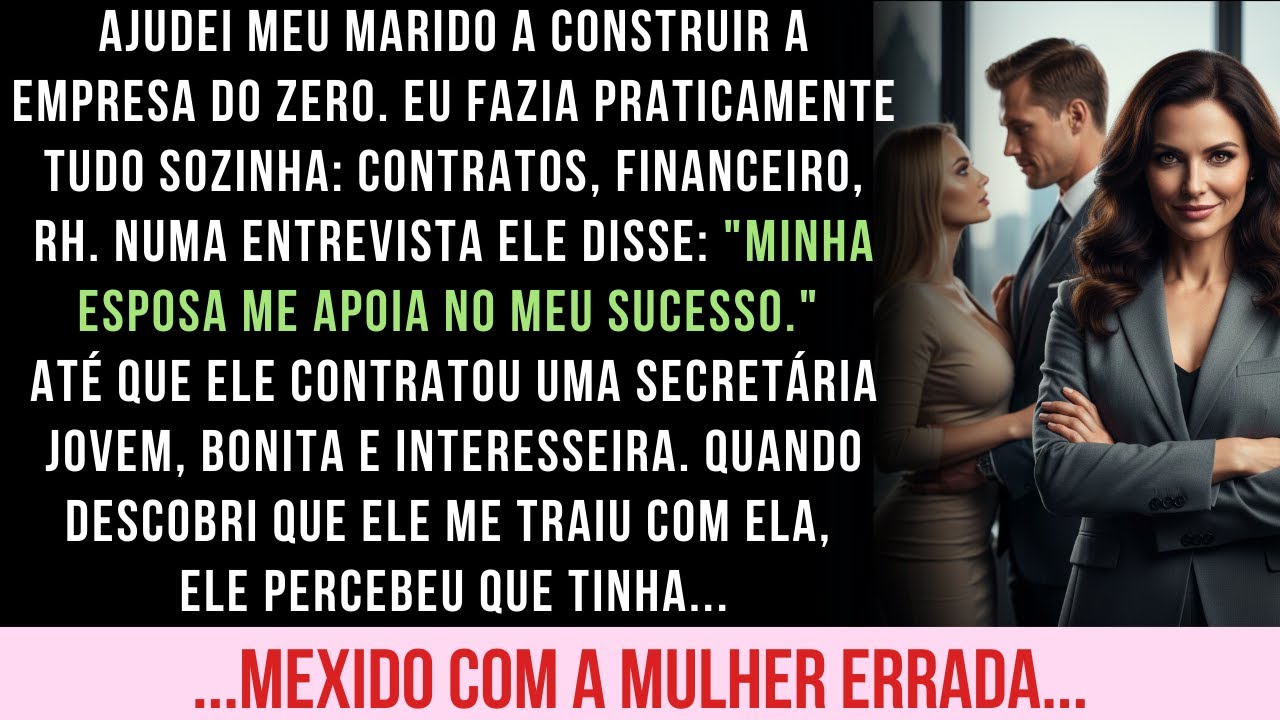 CONSTRUÍ UMA EMPRESA MILIONÁRIA DO ZERO COM MEU MARIDO E ELE ME TRAIU. O QUE ELE NÃO SABIA ERA...