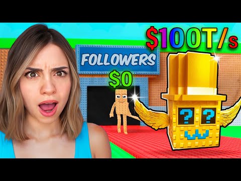 Sono passata da $0 a $100T CON I FOLLOWER in RUBA UN BRAINROT 😱🤑