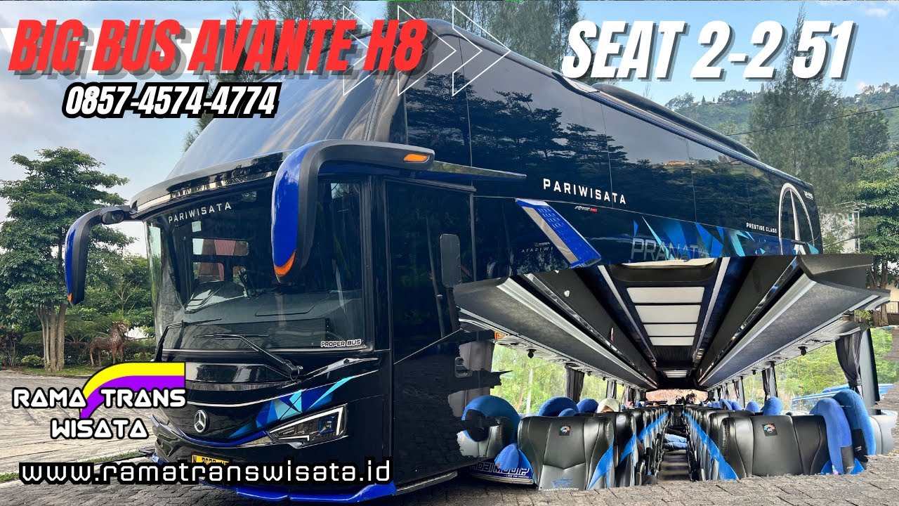 Avante H8 Pranata Seat 2-2 51 Penumpang 