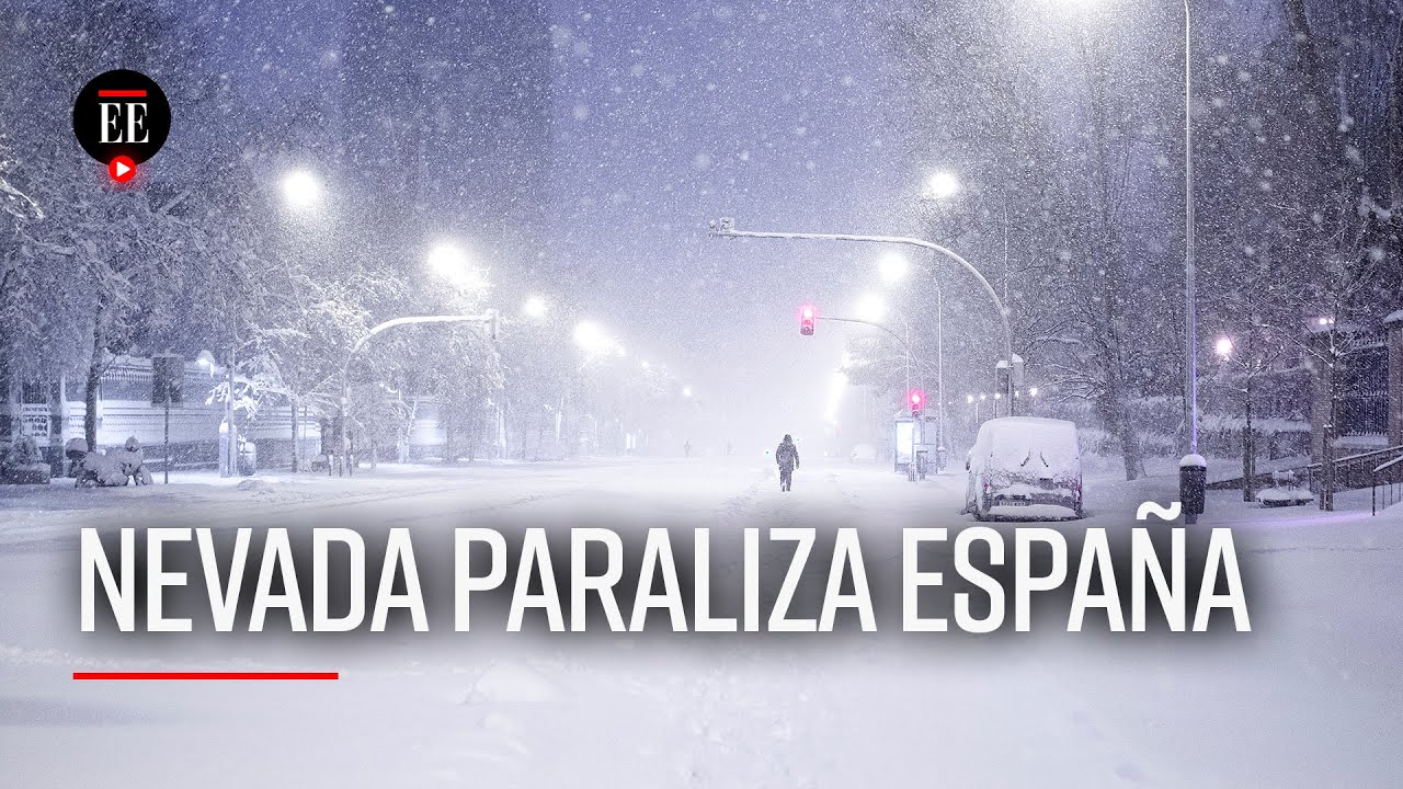 España, paralizada por la peor nevada en 50 años | El Espectador