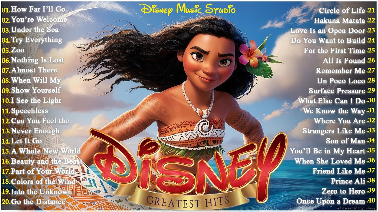 Classic Disney Soundtrack  🌊Hidden Secrets of Disney Soundtracks Finally EXPOSED 🌈Moana 2