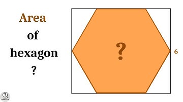 Area of Hexagon | Regular hexagon inside rectangle problem | Advanced math problems | Mathematics