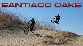 First time Mountain Biking Santiago Oaks with my custom Fezzari Timp Peak / July 16, 2023