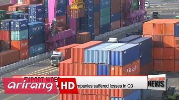 Almost a third of export-oriented companies suffered losses in Q3