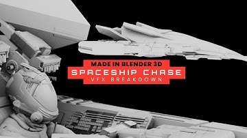 Spaceship Chase VFX Breakdown in Blender 3D (4K) | The Dark Following: Fragments Of The Past