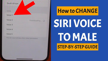 How to Change Siri Voice to Male