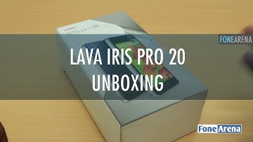 Lava Iris Pro 20 Unboxing