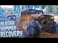 Exploring Alaska in SnowRunner - Dangerous Hummer Recovery - SnowRunner Gameplay