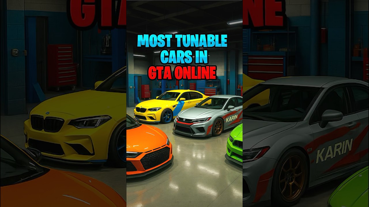 The Most Tunable Cars in GTA Online