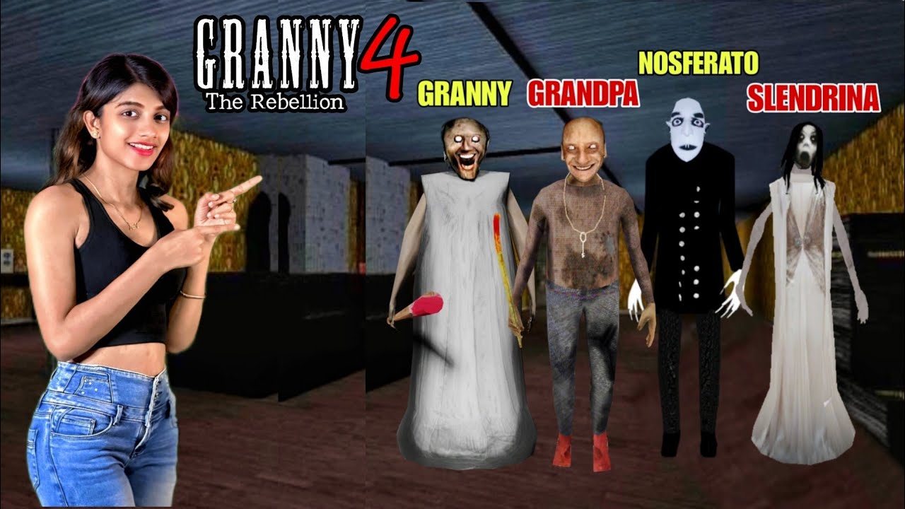 Granny 4 The Rebellion Car Escape