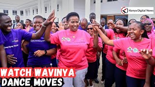 FURAHA TELE! Gov.  Wavinya Ndeti Dances With  Machakos County Nurses!!