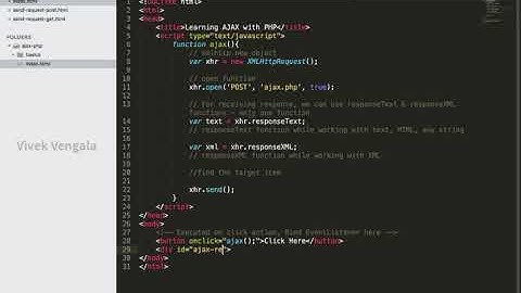 Learn Ajax with PHP : 4 Receiving Response with AJAX