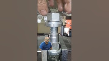 Thread Repair of a Bolt 🔩 | Fix Damaged Threads Easily ⚙️