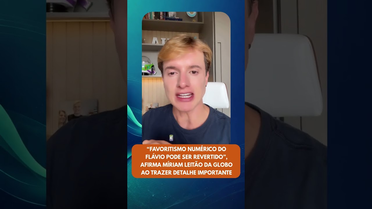 “Favoritismo numérico do Flávio pode ser revertido”, afirma Míriam Leitão da Globo ao traz