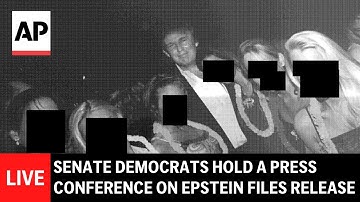 LIVE: Democrats hold a press conference on the Epstein files release