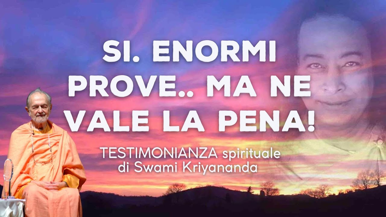 TESTIMONIANZA spirituale di Swami Kriyananda - Discepolo diretto di Paramhansa Yogananda