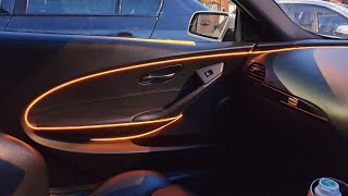 Fitting Car Ambient Lighting EL Wire Vlog Pt.1 | BMW 650i Build | Budget Supercar Build