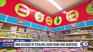 Man uses fake barcodes to steal Legos from Target