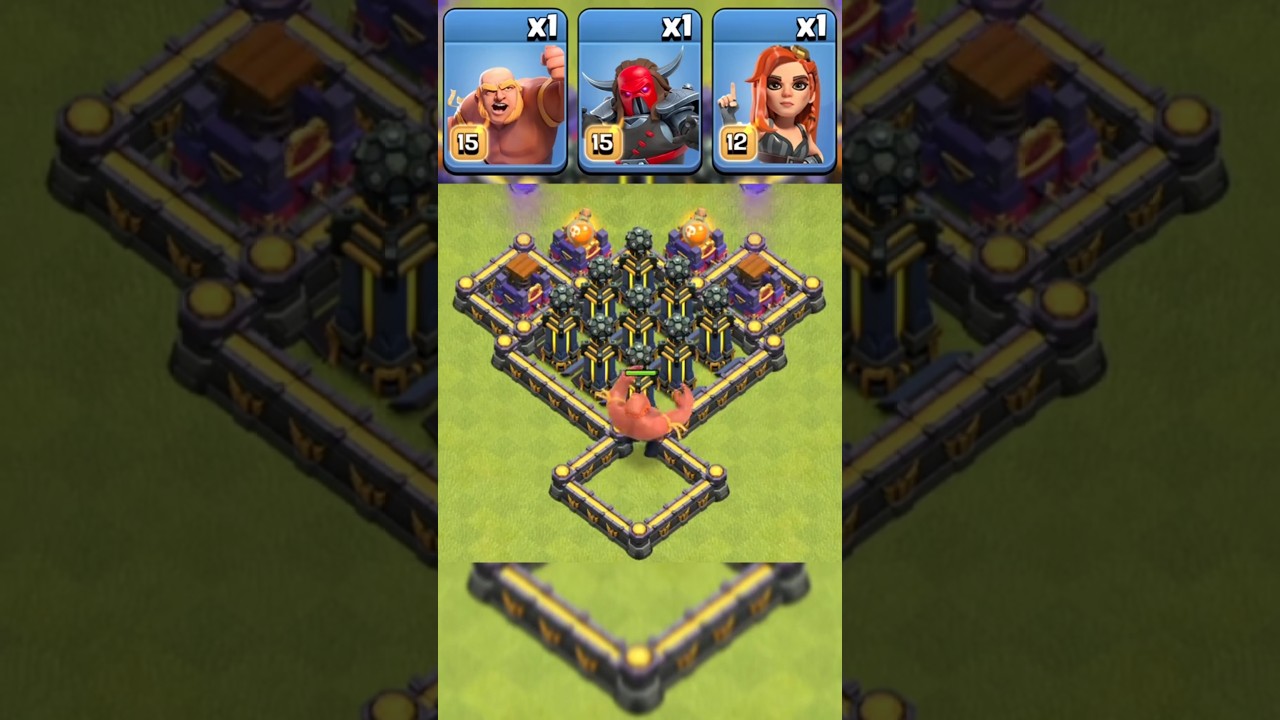 Hidden Tesla ⚡ + Spell Tower vs WWE Troops 💪😱 | Clash of Clans 