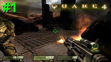 Quake 4 Pc Game ITA (No Commentary) Gameplay #1 Intro - Perimetro Del Hangar