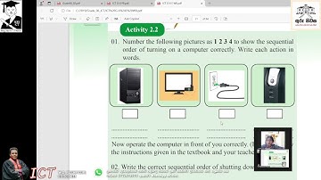 ICT   Grade 06   Unit 02   Use of computer Lab   Part 07   English Medium   2024 04 02