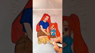 Mira With Her Daughter