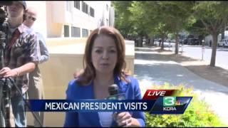 Mexico’s President Nieto visits Sacramento
