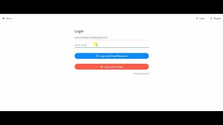 1. User Authentication using React.js, Redux, Node.js, Express.js, MongoDB and Firebase