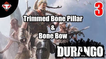 Durango - (3) Trimmed Bone Pillar & Bone Bow