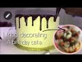 My first attempt decorating a Birthday Cake| First Time