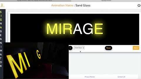 Show demo to client and make animated led board - signage animator