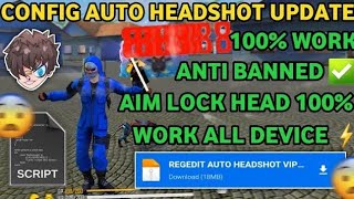config auto headshot 2021+ ami lock🎯🔏 aimbot 90%☠️||antiban  free fire new script |CONFIG safe 100%. screenshot 4
