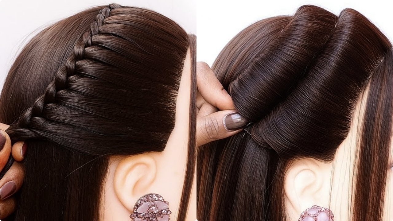 Simply Easy Hairstyle - New hairstyle |Stylish Hairstyle| Hairstyle for girls|hairstyles for wedding