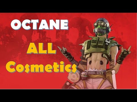 Apex Legends Octane All Cosmetic Skins Banners Poses Quips And More Youtube