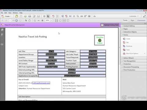 Acrobat XI Tutorial Adding Features beyond the Basics