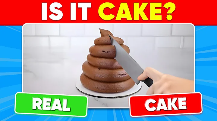 REAL or CAKE Quiz? ✔️🍰❌ 99% Can't Get Them Right! Is it Cake?