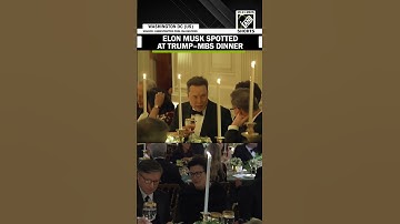 Elon Musk attends Trump