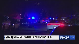 IMPD: Officer shot another officer during east Indy police shooting