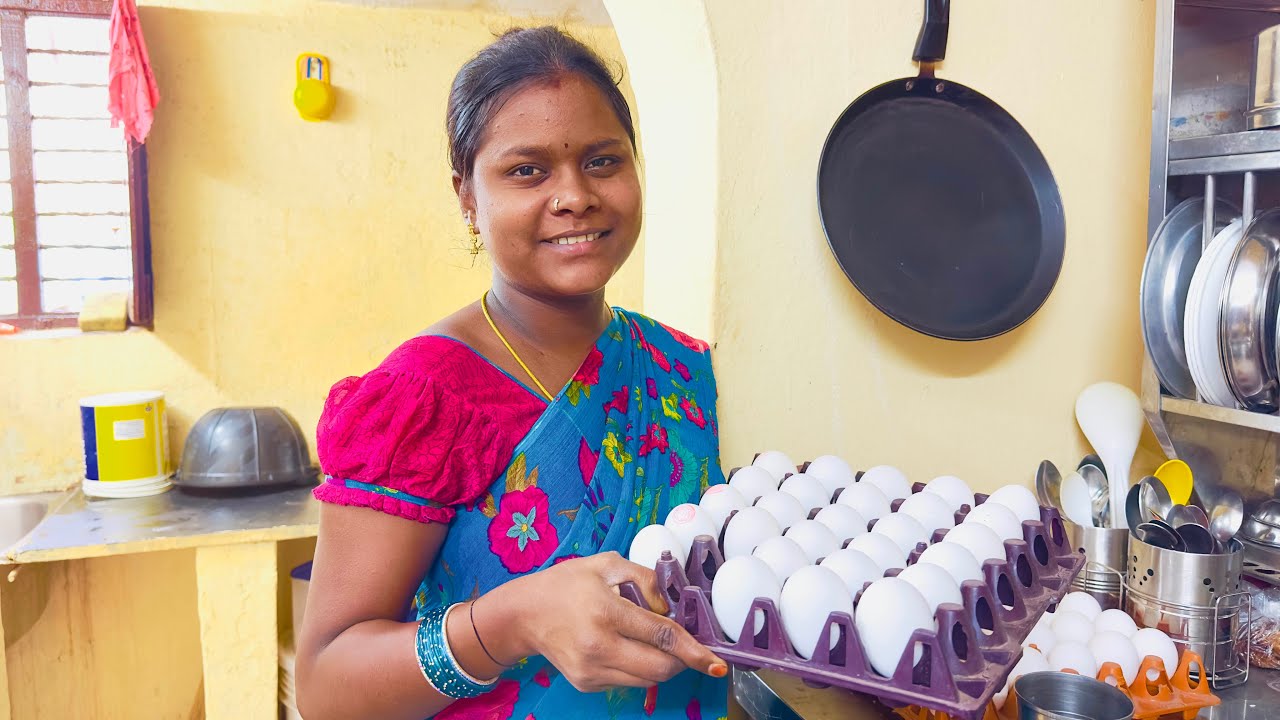 Eggs 🥚 Biryani Preparing