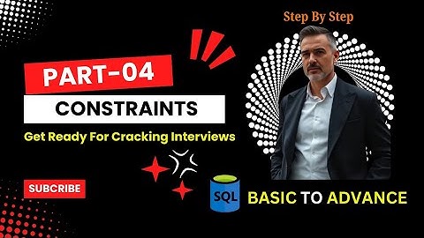 Learn free SQL | WHAT is Constraint in Sql ? | Part-4 |#dataengineer #sqlforbeginners