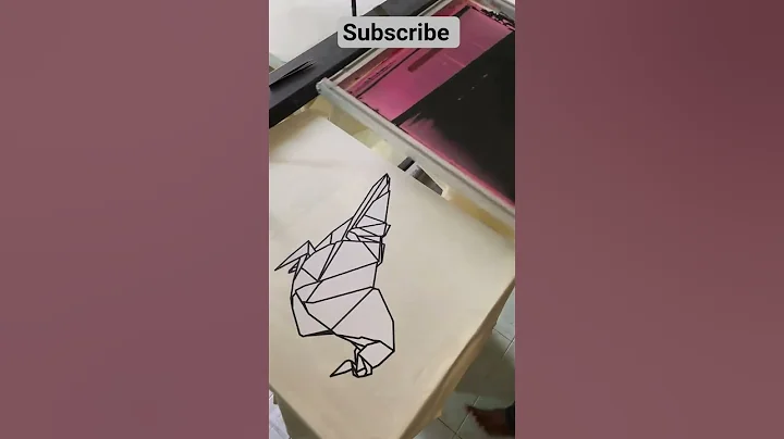 screenprint two colours only  in a tshirt. #art #screenprinting #shortsvideo #tshirtdesign #viral