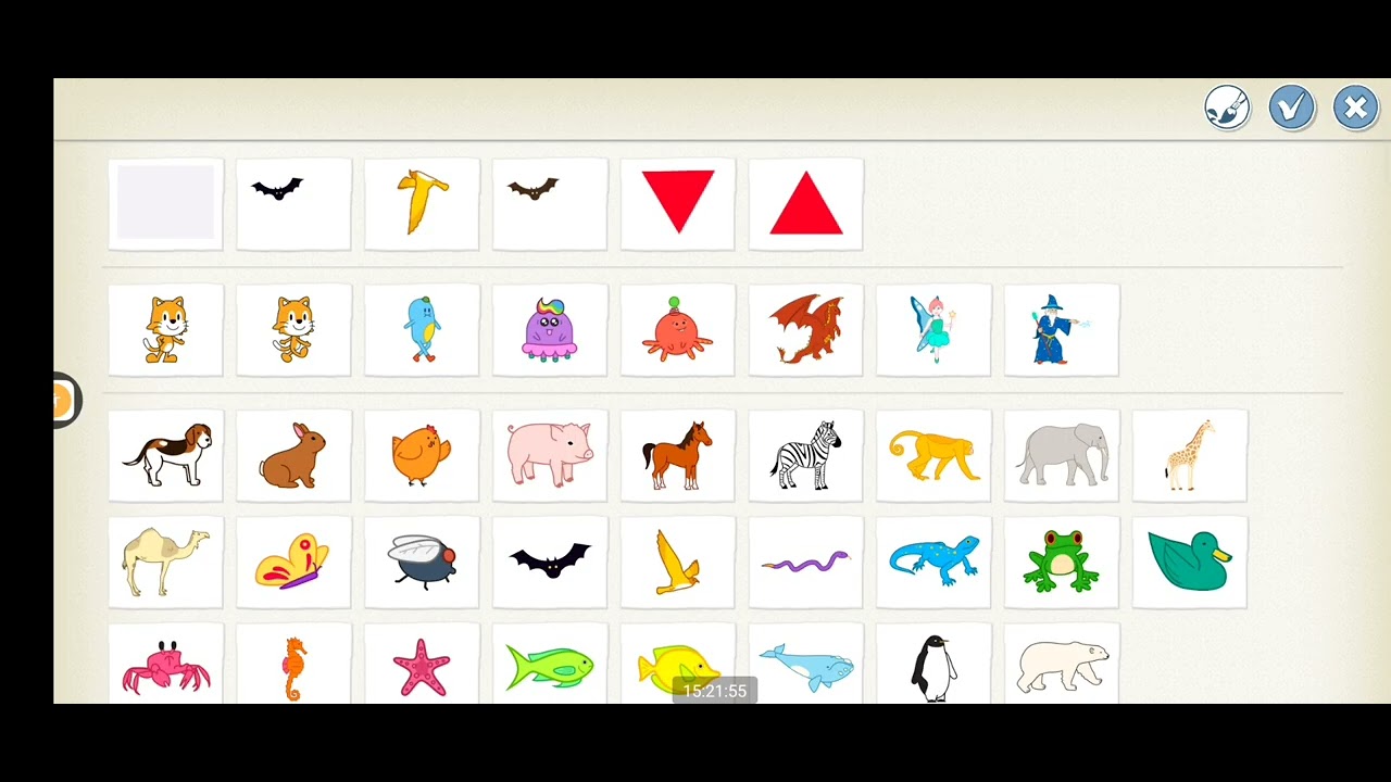 Cara membuat game di aplikasi SCRATCH JR (Tugas Praktik TIK) - YouTube
