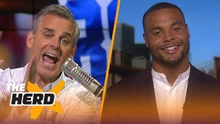 Dak Prescott joins Colin to talk 2018-19 Dallas Cowboys | NFL | THE HERD