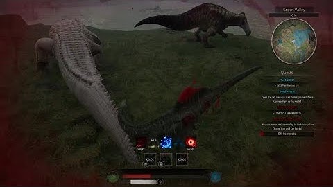 Path of Titans concavenator tlc solo pvp pt.3 2v1 turns into 3v1 when ano decided to break the rules