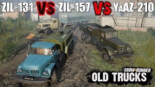 Snowrunner Mods Vs Mods Zil 131 Vs Zil 157 Vs Yaaz 210