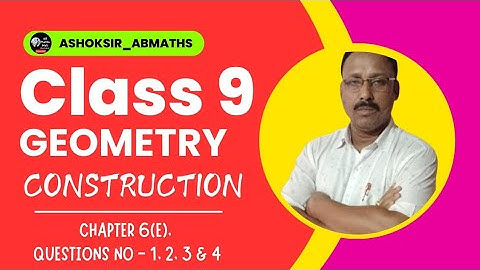 Class 9 Geometry | Odia Medium | @ashoksir_abmaths #class9 #construction #geometry